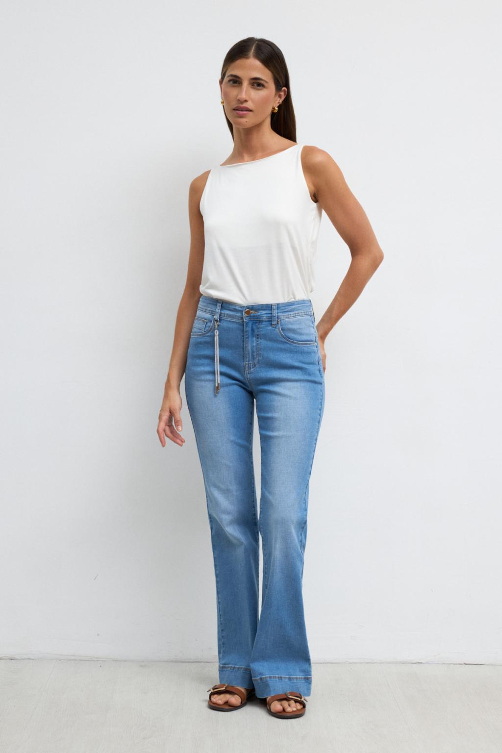 Pantalón Leticia Celeste