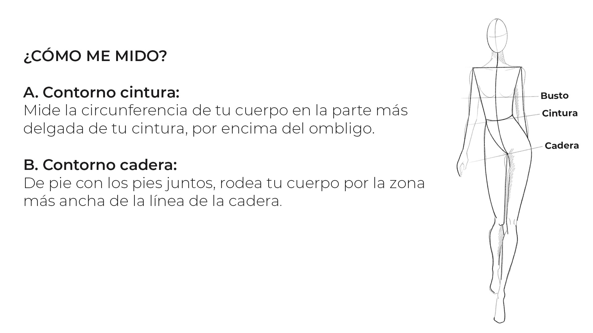 Cómo tomar tus medidas